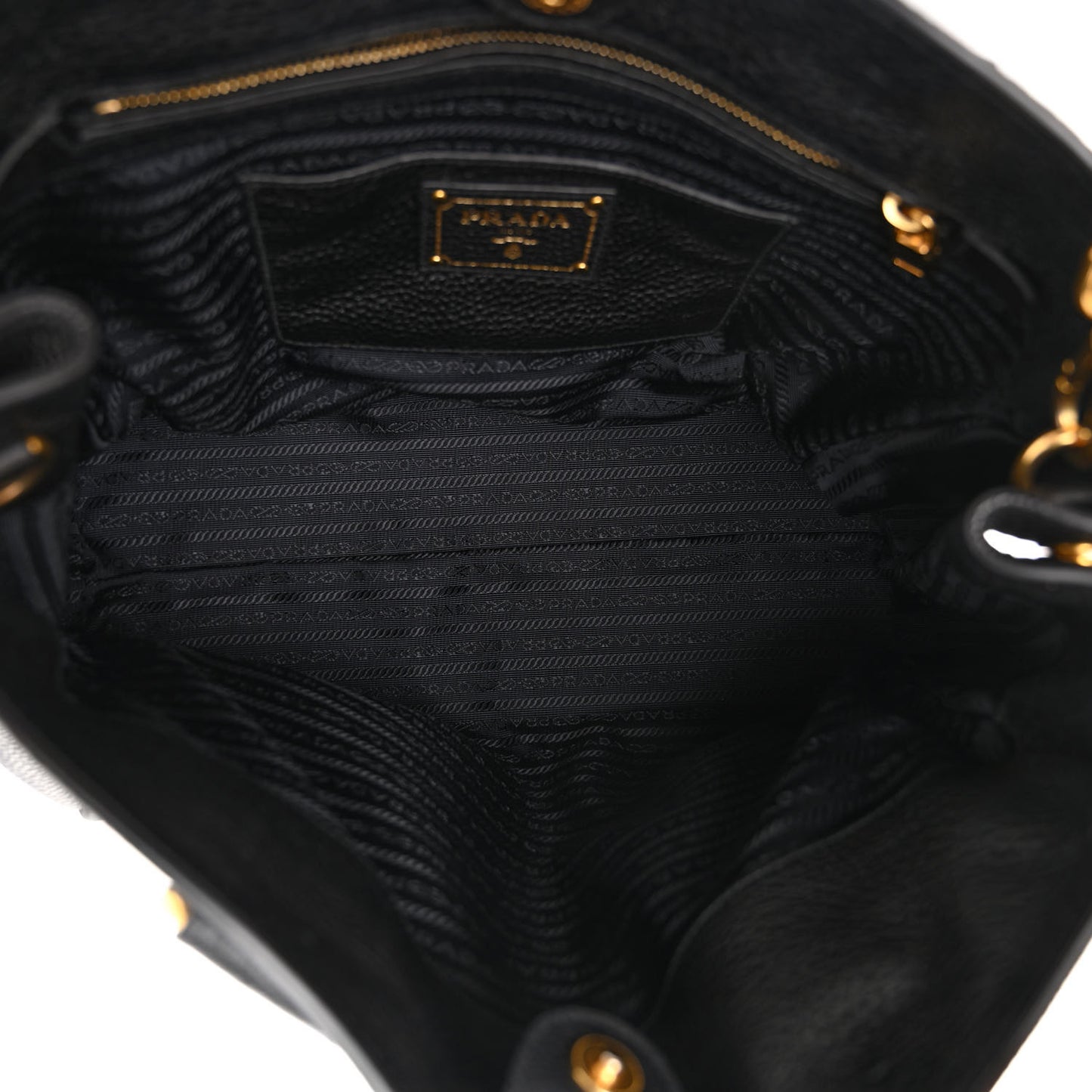 Vitello Daino Shopping Satchel Black