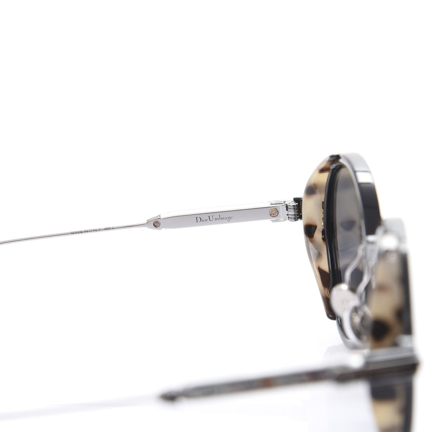 Acetate Umbrage Round Sunglasses Tortoise Black