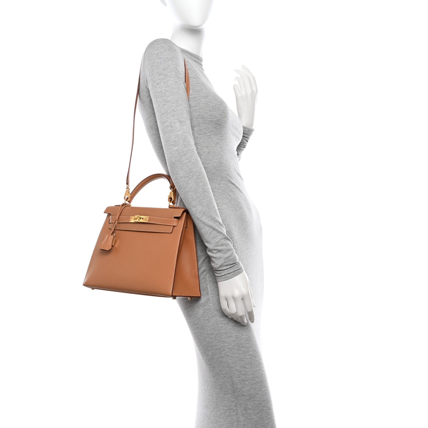 Hermes Courchevel Kelly Sellier 28 Sable 2 of 17