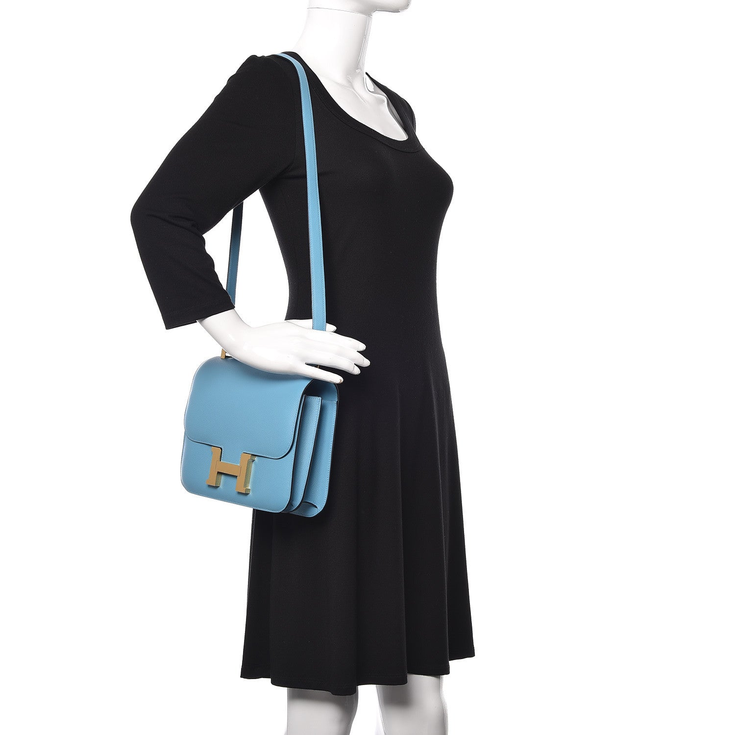 Hermes Evercolor Constance 24 Bleu Du Nord 2 of 26