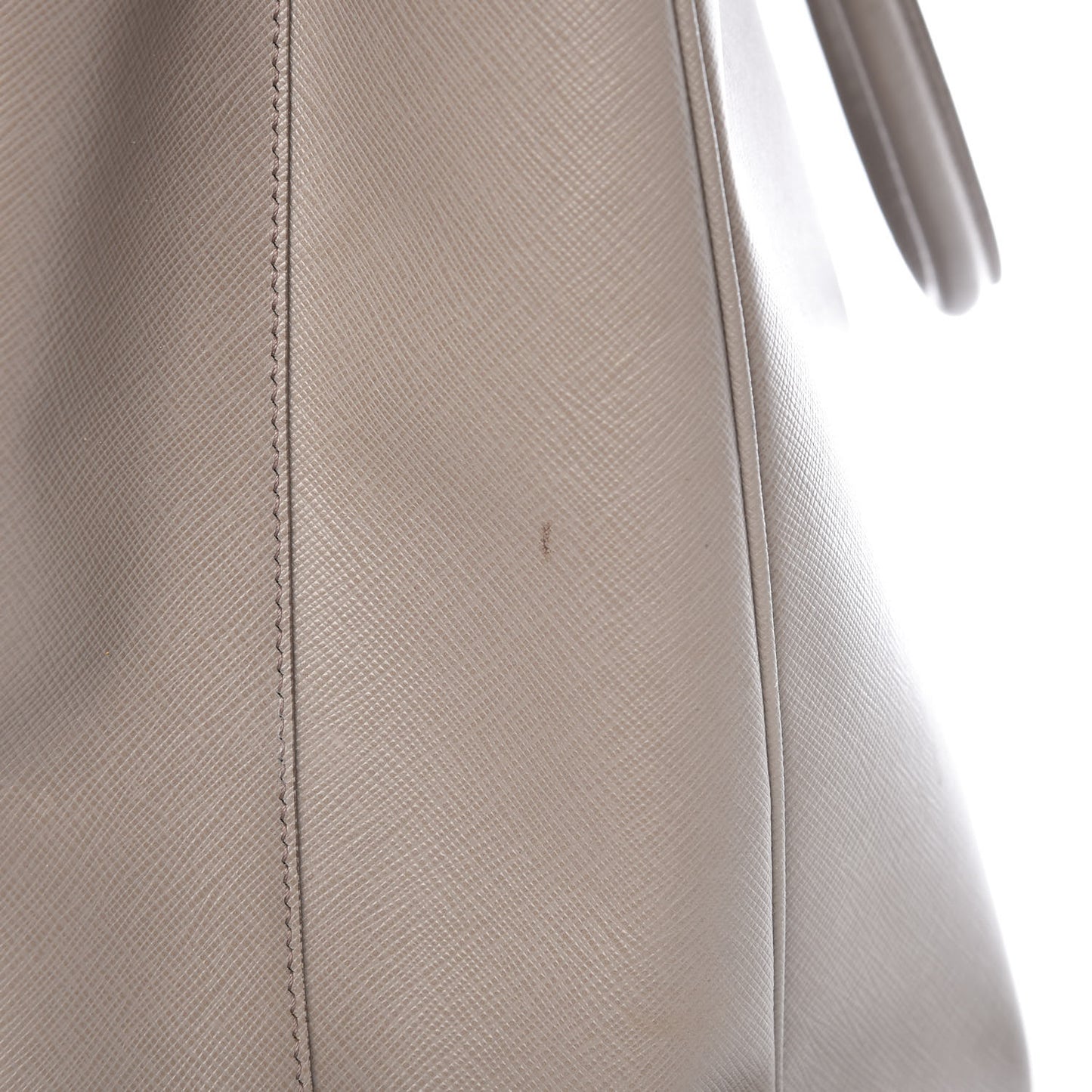 Saffiano Lux Extra Large Galleria Double Zip Tote Argilla