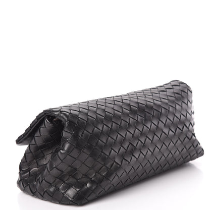 Bottega Veneta Nappa Intrecciato Cosmetic Case Black 3 of 9
