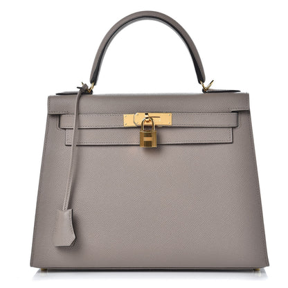 Hermes Epsom Kelly Sellier 28 Gris Asphalte 1 of 33
