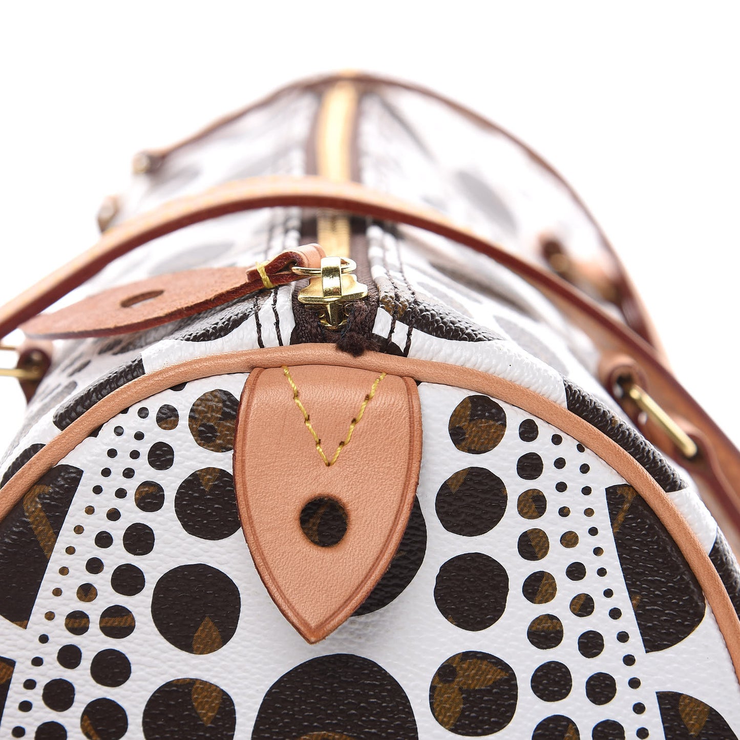 Monogram Kusama Pumpkin Dots Papillon 30 White