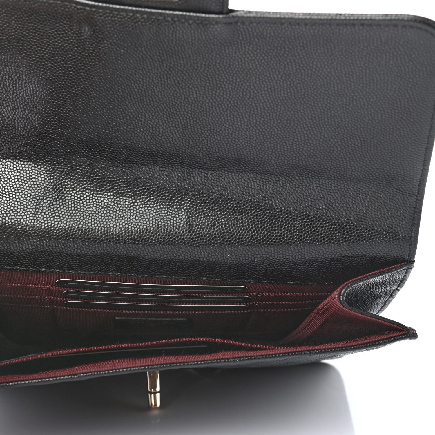 Chanel Caviar Quilted Square Flap Clutch Black 5 of 7