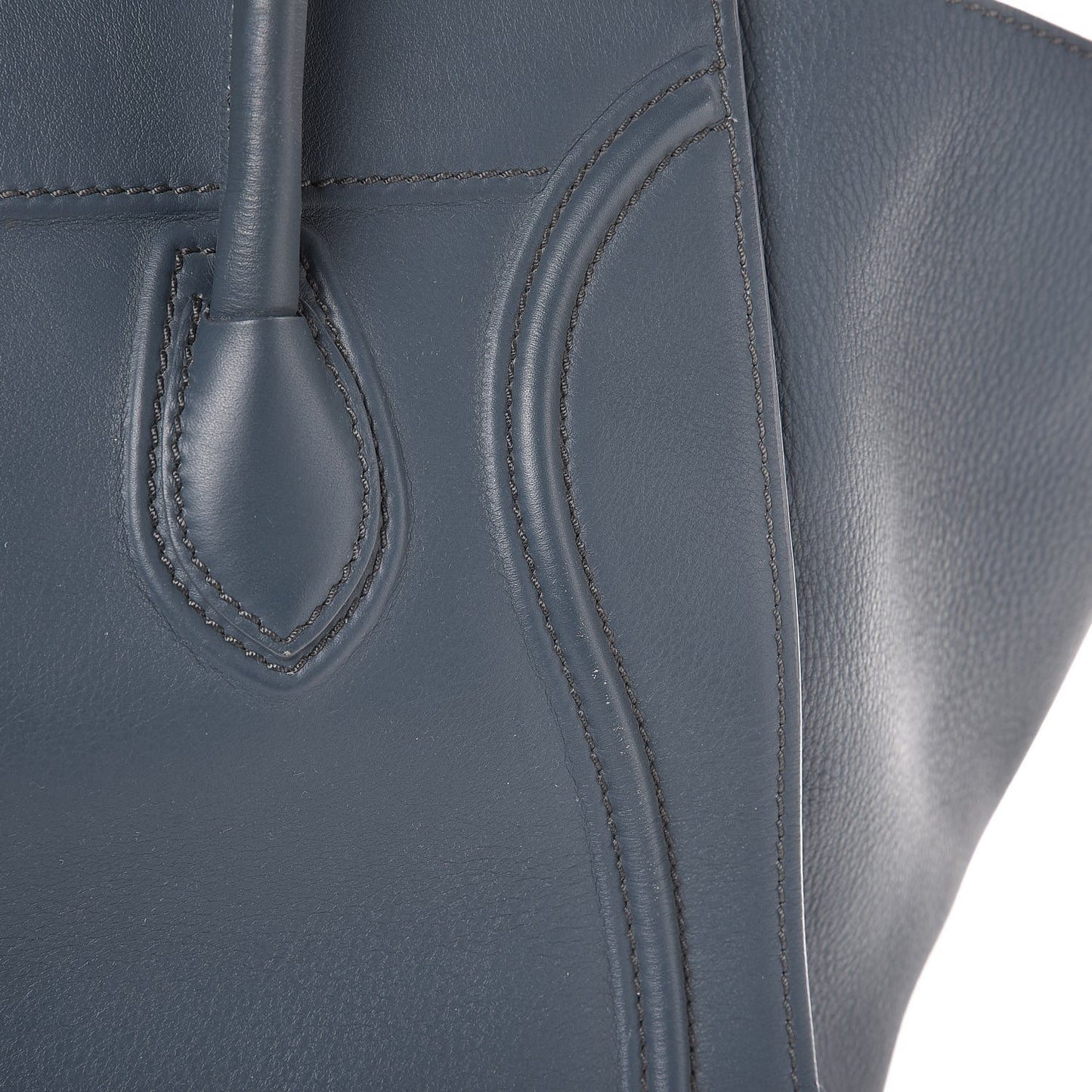 Supple Calfskin Medium Phantom Luggage Slate Blue