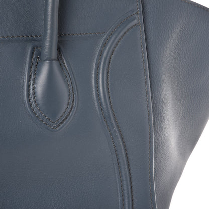 Celine Supple Calfskin Medium Phantom Luggage Slate Blue 24 of 26
