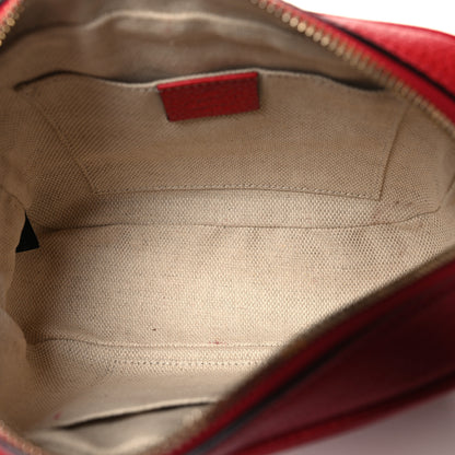 Gucci Pebbled Calfskin Small Soho Disco Bag Tabasco Red 5 of 12