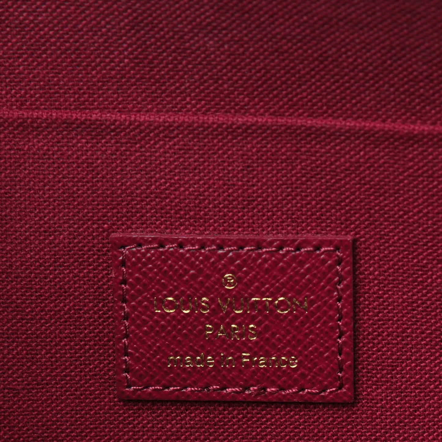Monogram Pochette Felicie Chain Wallet Fuchsia