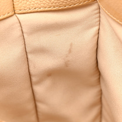 Chanel Caviar Quilted Grand Shopping Tote GST Beige Clair 13 of 14