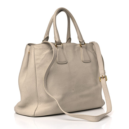 Prada Vitello Daino Tote Sabbia 2 of 20