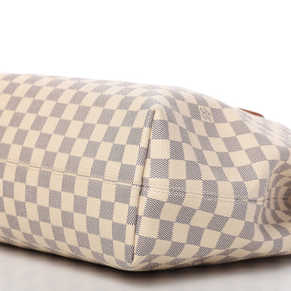 Louis Vuitton Damier Azur Graceful MM Rose Ballerine 7 of 12