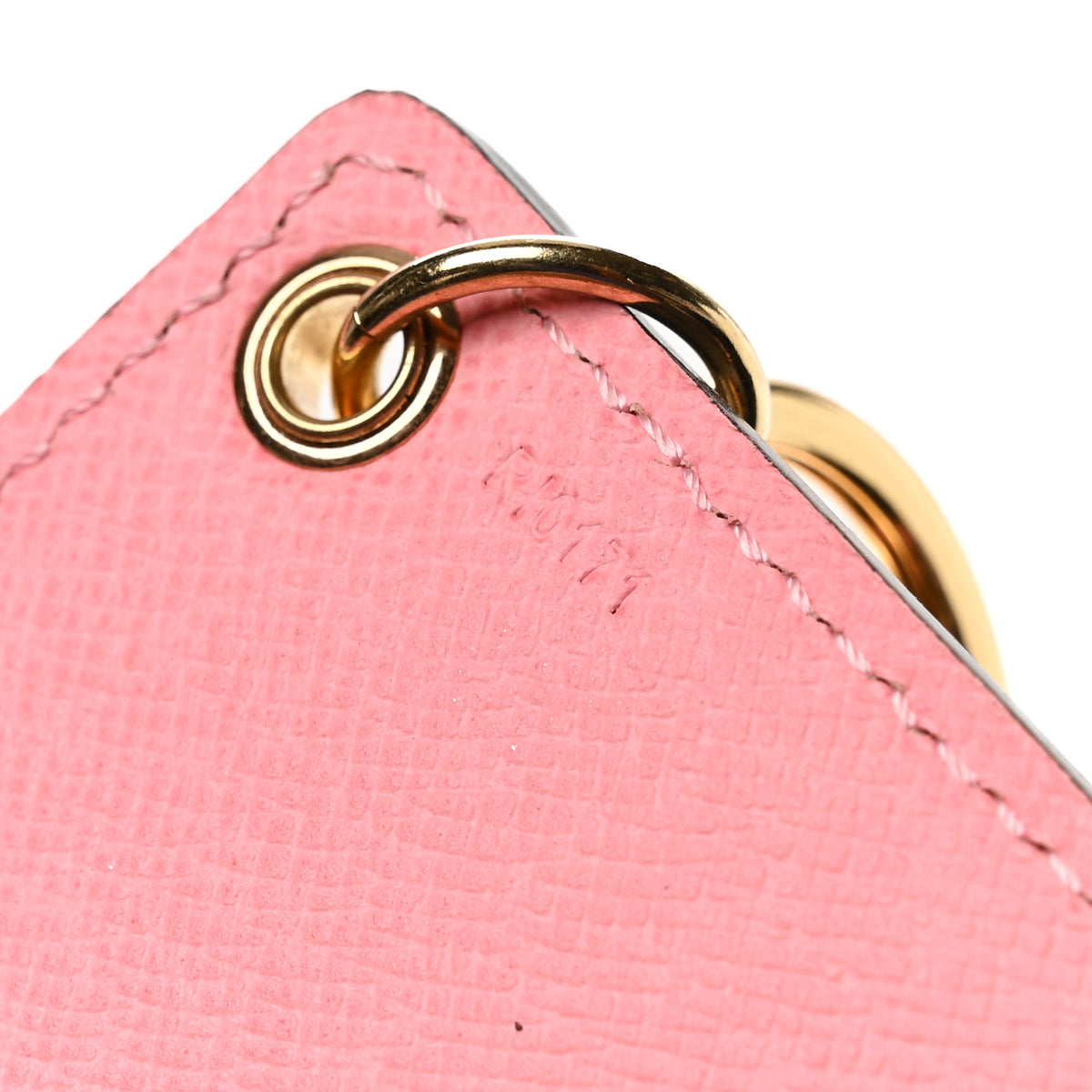 Louis Vuitton Monogram Illustre Bag Charm Key Ring Rose 4 of 5