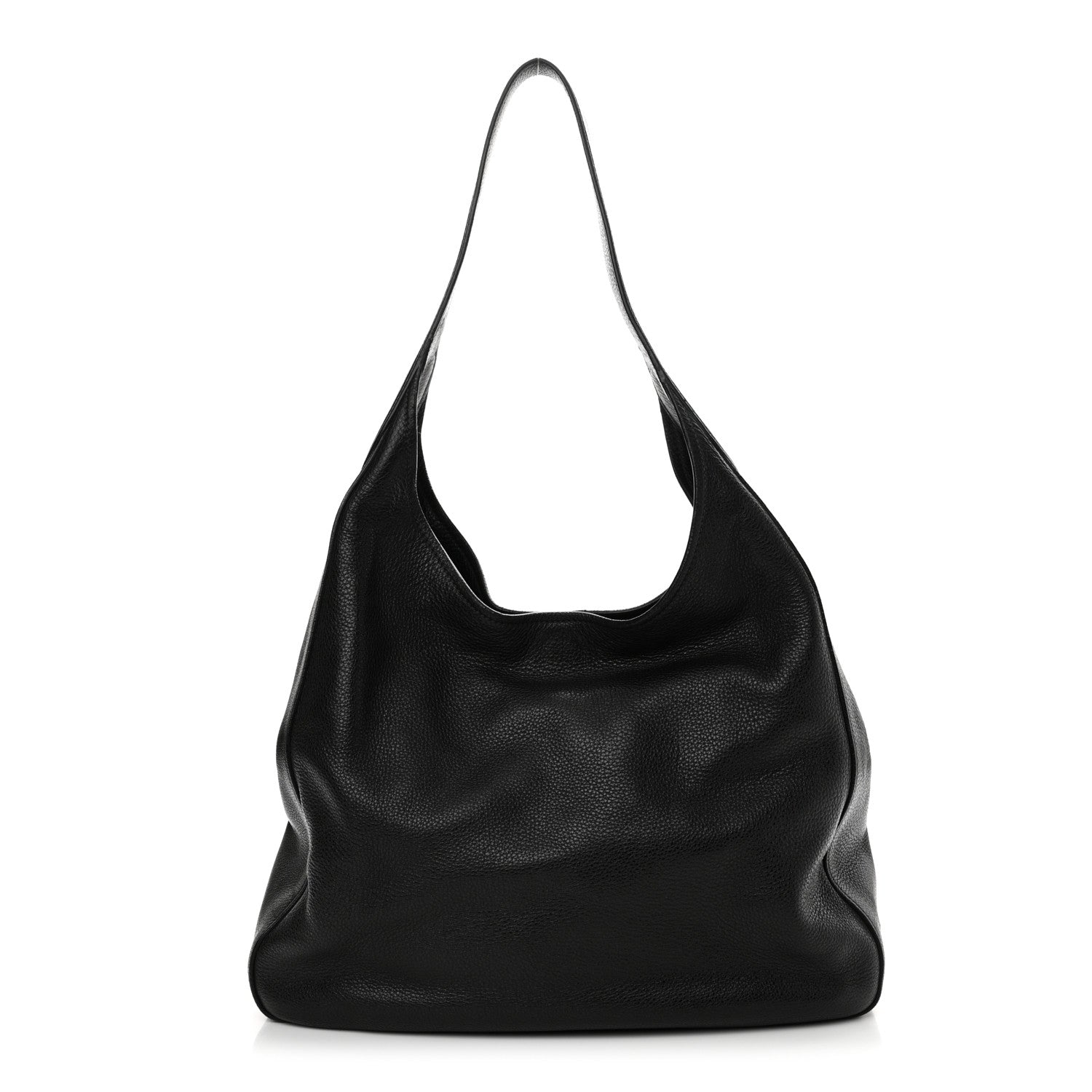 Prada Vitello Daino Medium Pocket Hobo Bag Black 1 of 17