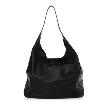 Prada Vitello Daino Medium Pocket Hobo Bag Black 1 of 17