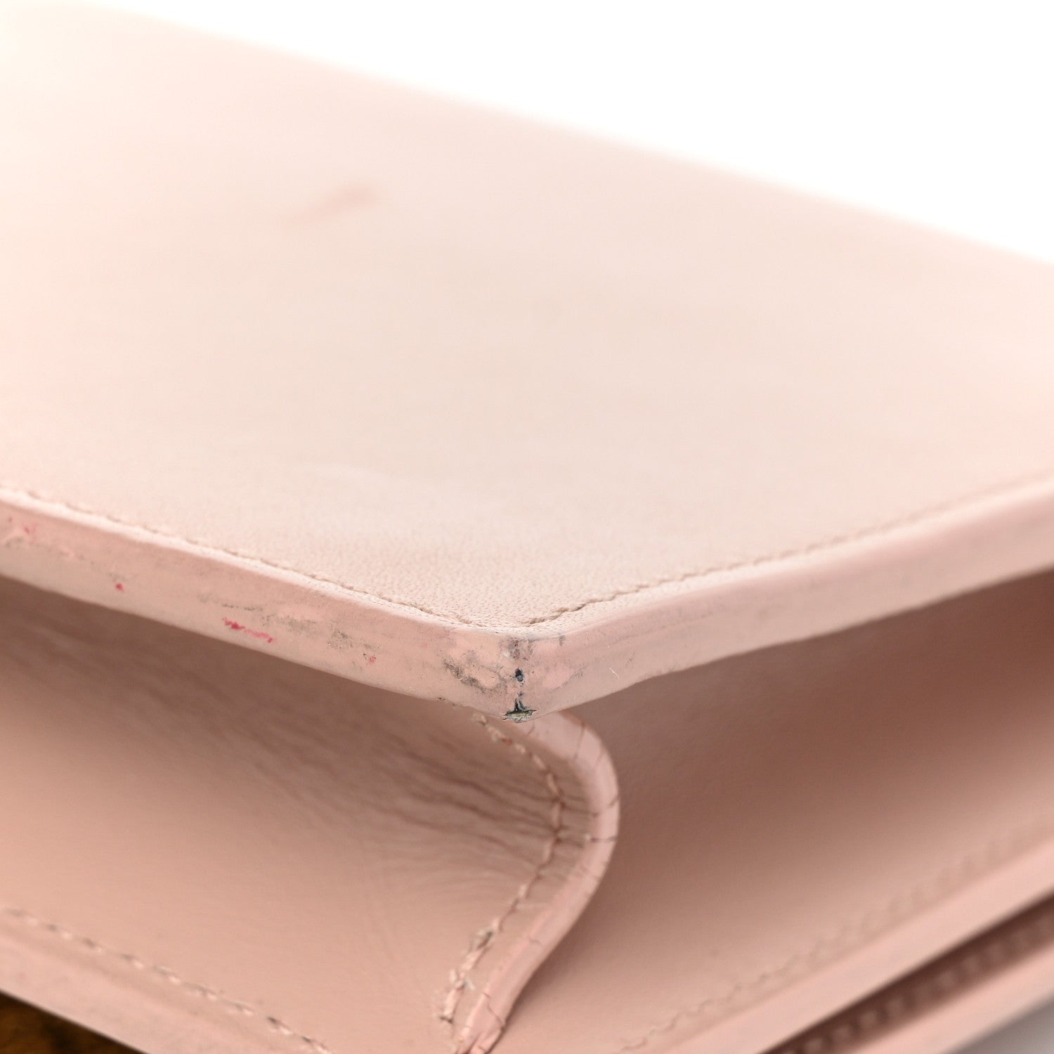 Saint Laurent Smooth Calfskin Classic Monogram Kate Tassel Chain Wallet Pale Pink 22 of 29