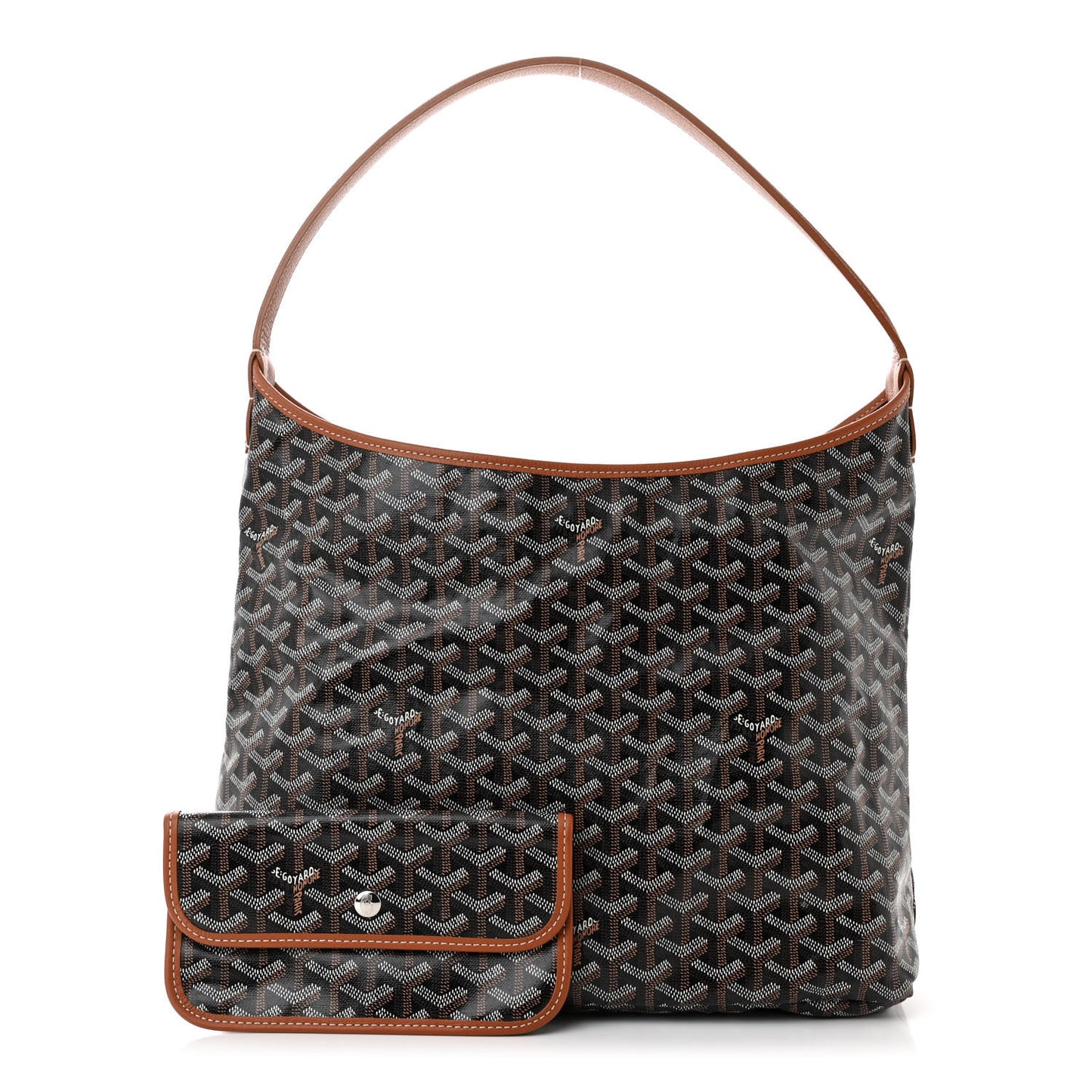 Goyardine Boheme Hobo Black Gold