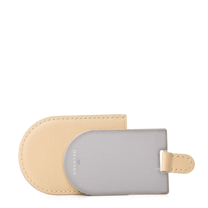 Delvaux Grained Calfskin Bi-Color Brillant MM Satchel Kaki 12 of 12