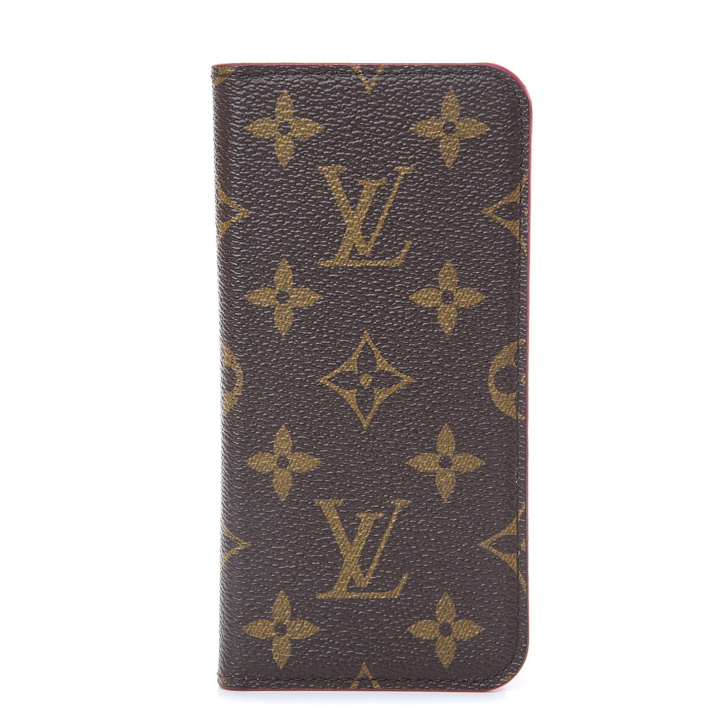 Monogram iPhone X Folio Case Rose Pop