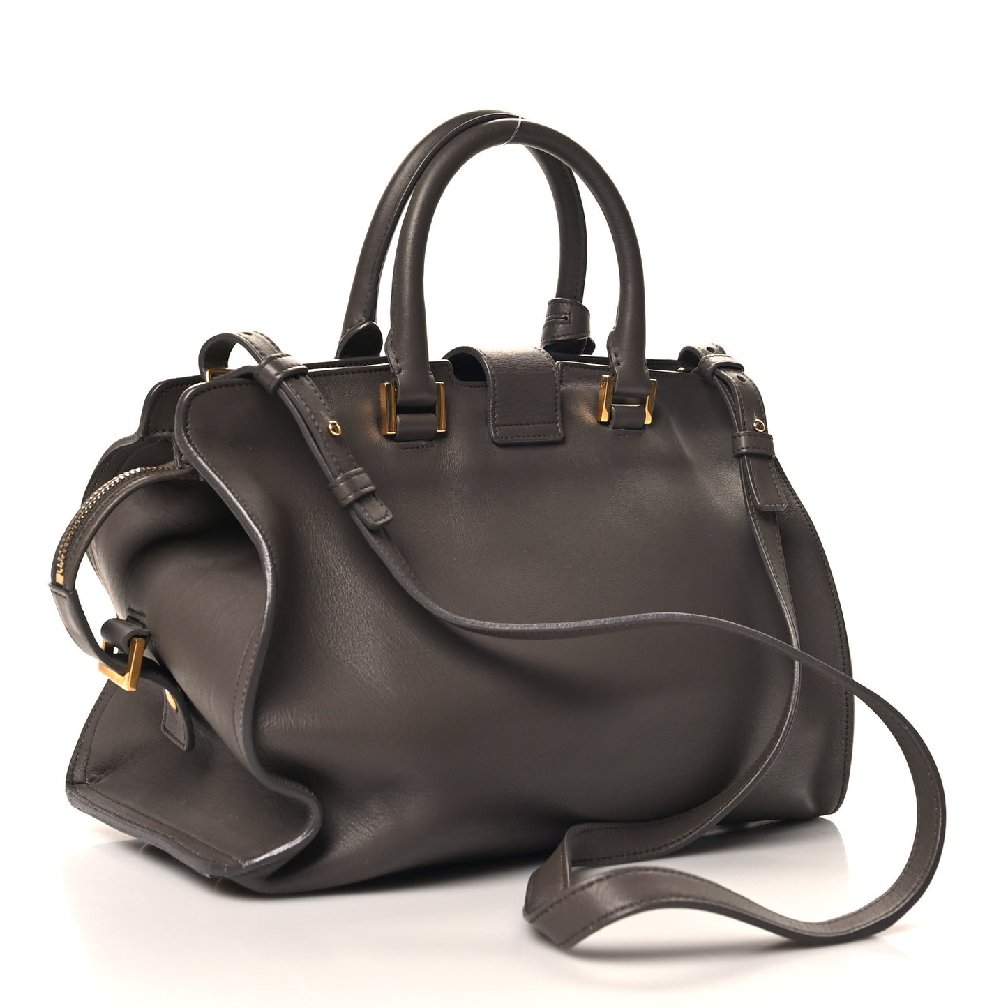 Calfskin Small Classic Y Cabas Grey