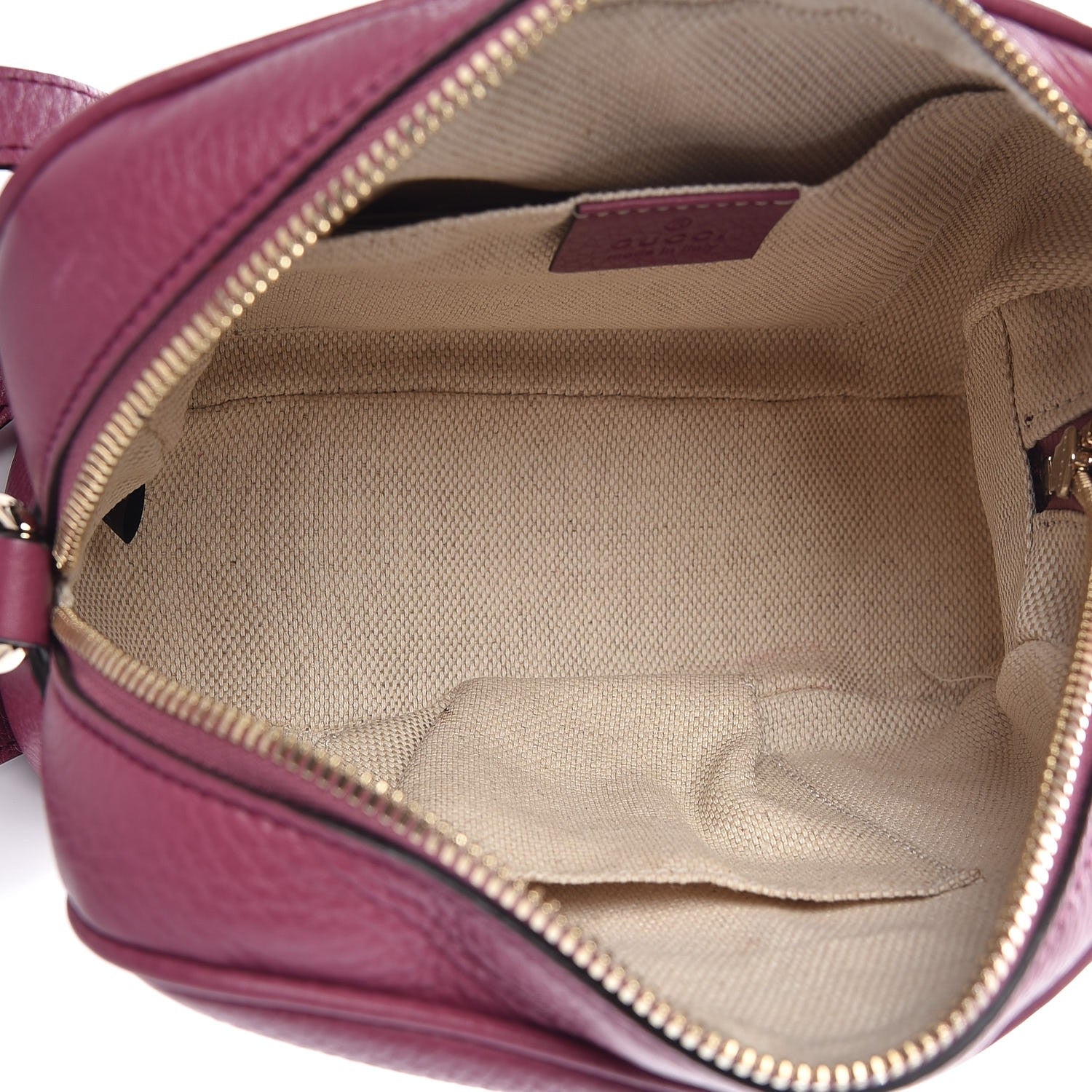 Gucci Pebbled Calfskin Small Soho Disco Bag Peonia Flower 5 of 9