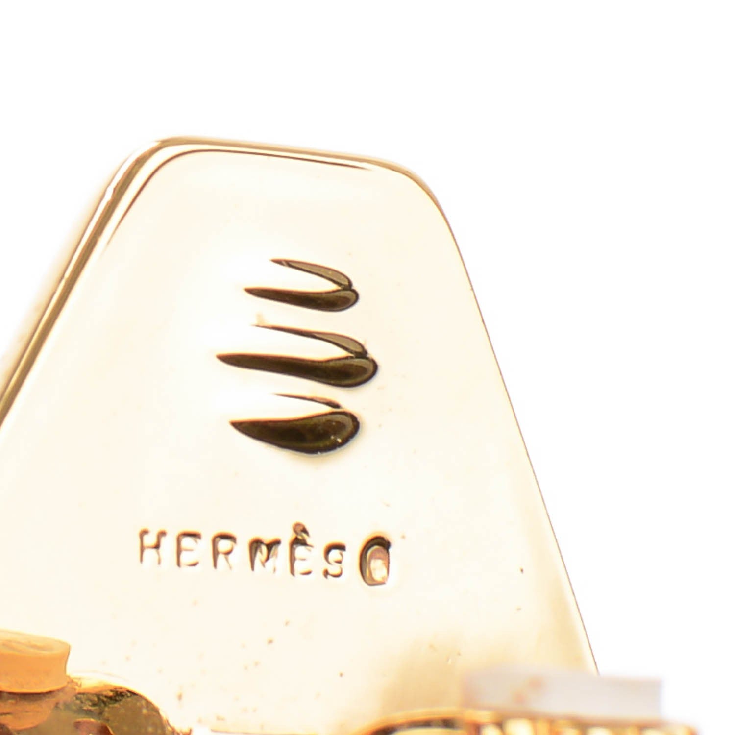Hermes Enamel Clip On Earrings 4 of 4