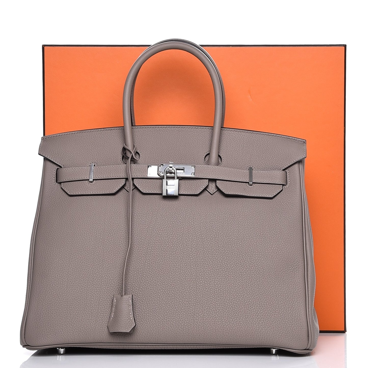 Togo Birkin 35 Gris Asphalte