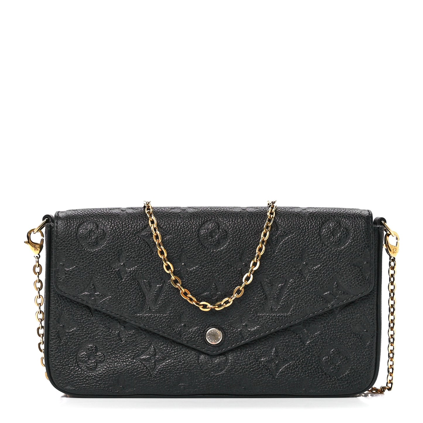 Empreinte Pochette Felicie Chain Wallet Black