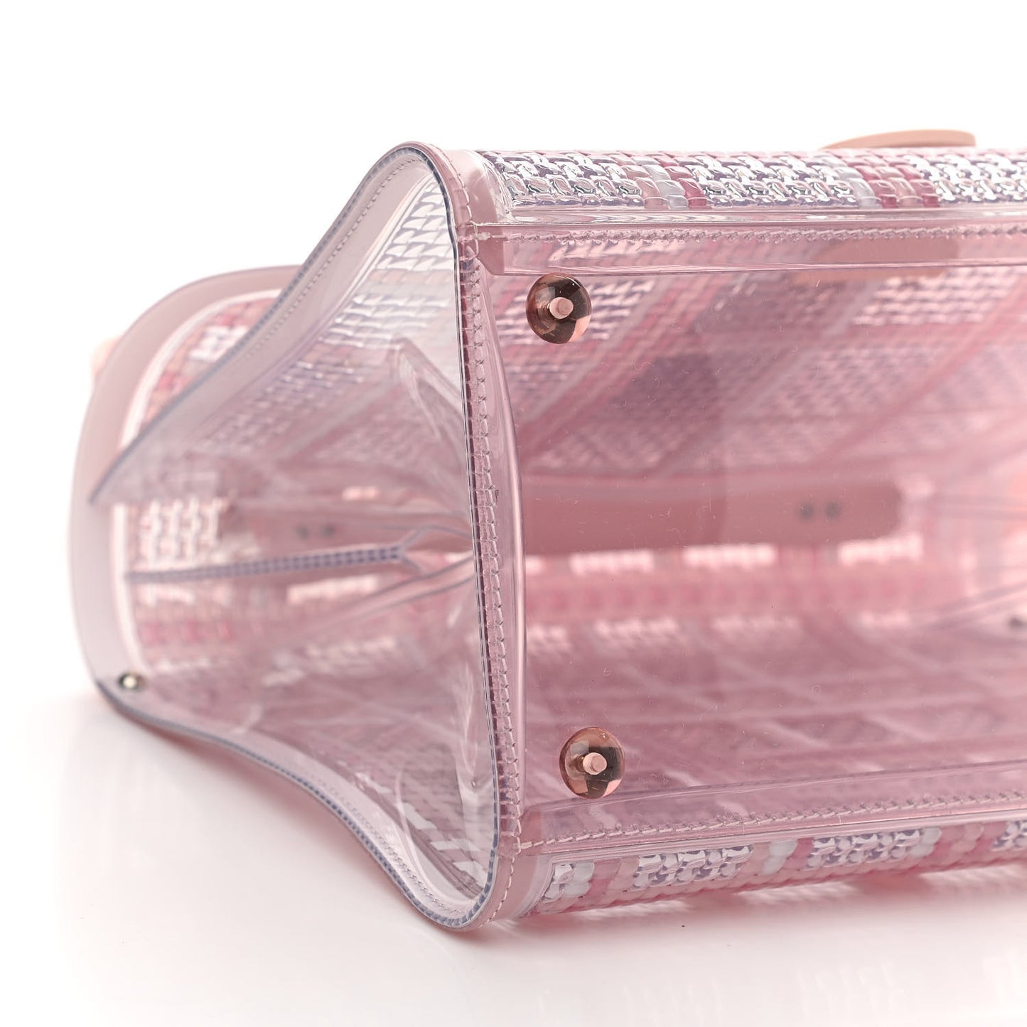Vinyl Gingham The Dreamer MM Brillant Satchel Pink