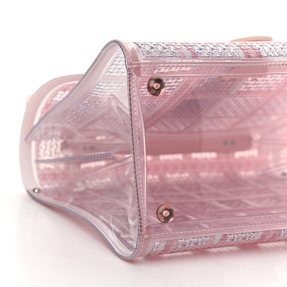 Delvaux Vinyl Gingham The Dreamer MM Brillant Satchel Pink 8 of 10