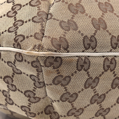 Gucci Monogram Positano Hobo Off White 8 of 17