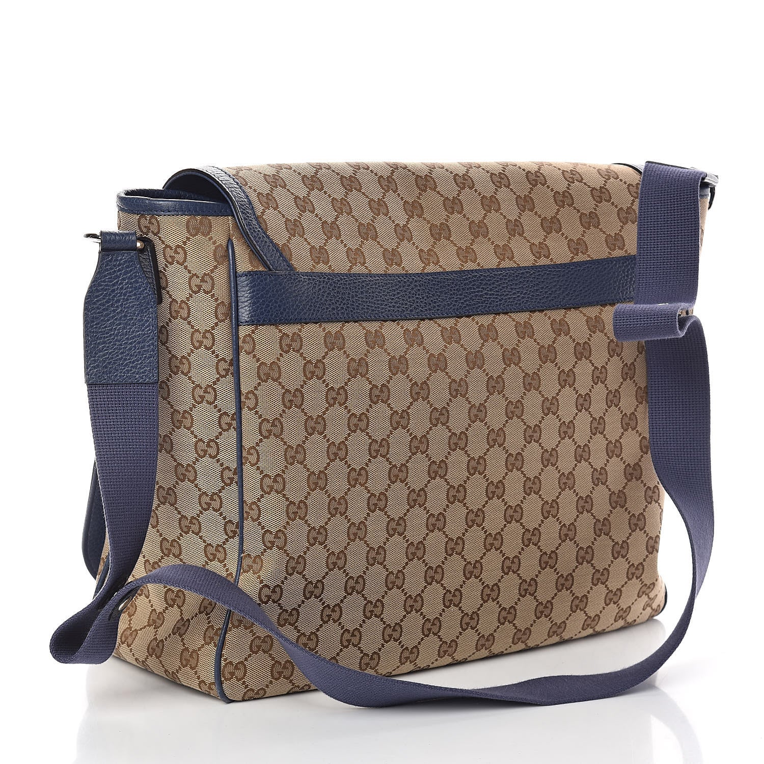 Gucci Monogram Convertible Diaper Bag Blue 4 of 9