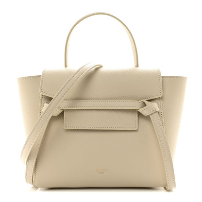 Celine Grained Calfskin Nano Belt Bag Pampa 1 of 10