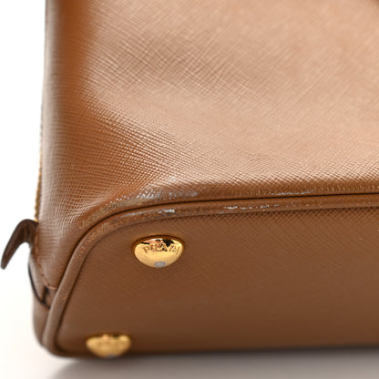 Prada Saffiano Lux Small Promenade Tote Caramel 17 of 19