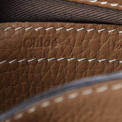 Chloe Calfskin Mini Marcie Round Crossbody Bag Nut 6 of 8
