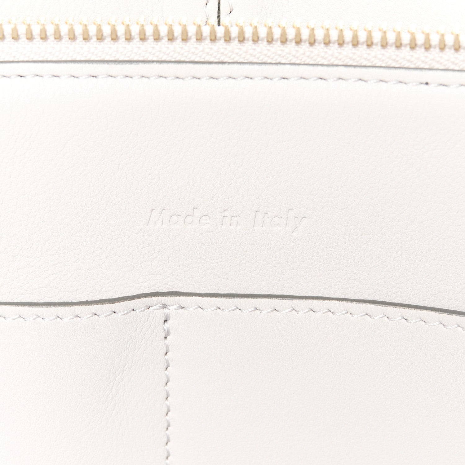 Celine Supple Natural Calfskin Medium Tri-Fold Bag Pearl Grey 6 of 11