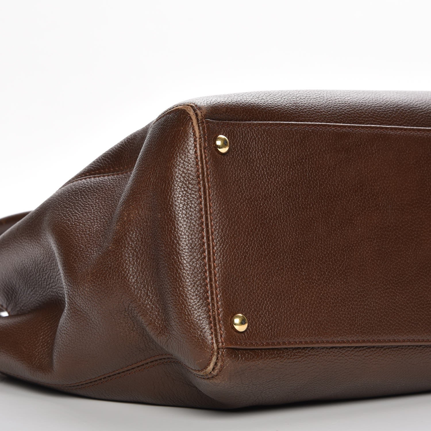 Chanel Calfskin Cerf Executive Shopper Tote Brown 9 of 12