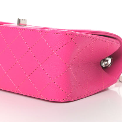 Chanel Goatskin Quilted 2.55 Reissue Mini Flap Fluorescent Pink 9 of 13