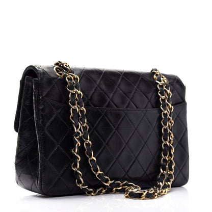 Chanel Lambskin Quilted Medium Single Flap Black 3 of 24