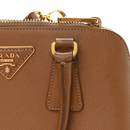 Prada Saffiano Lux Small Promenade Tote Caramel 12 of 19