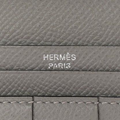 Hermes Epsom Bearn Gusset Wallet Gris Mouette 7 of 10