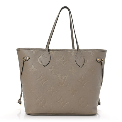 Louis Vuitton Empreinte Monogram Giant Neverfull MM Tourterelle 2 of 9