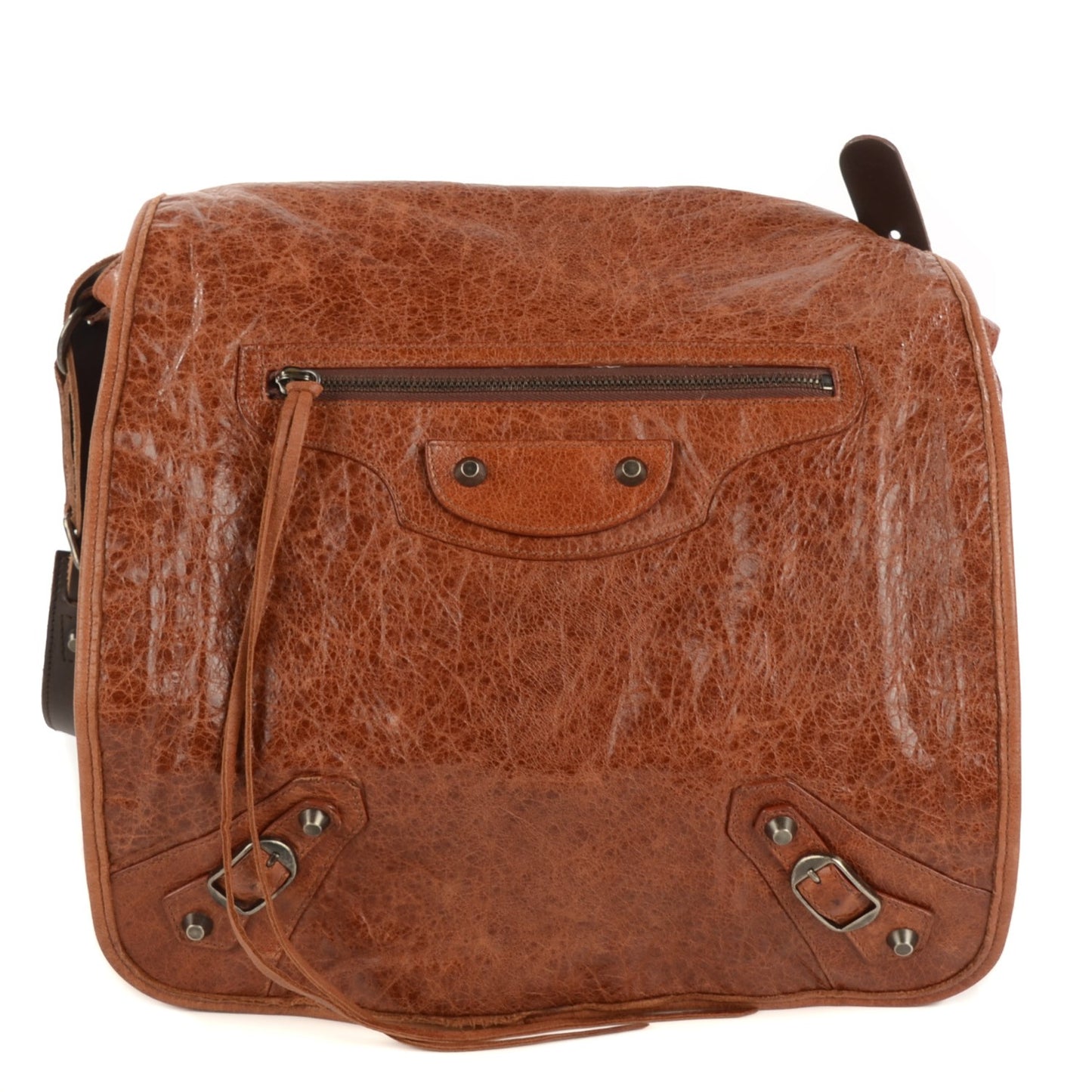 Agneau Besace Messenger Flap Bag Automne