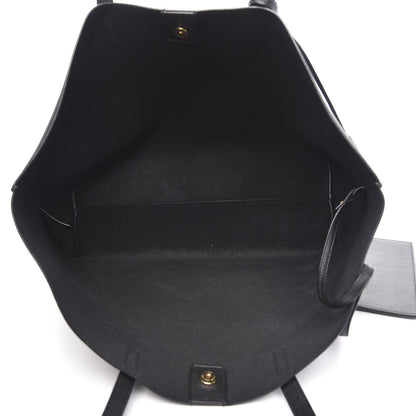 Saint Laurent Calfskin Large Shopping Tote Black 6 of 10