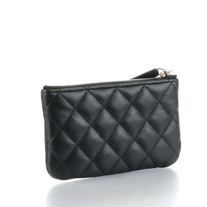 Chanel Lambskin Quilted Casino Coin Purse Black 3 of 7