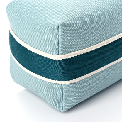 Hermes Canvas Small Bride-A-Brac Pouch Eucalyptus 8 of 9
