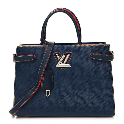 Louis Vuitton Epi Twist Tote Indigo 2 of 12