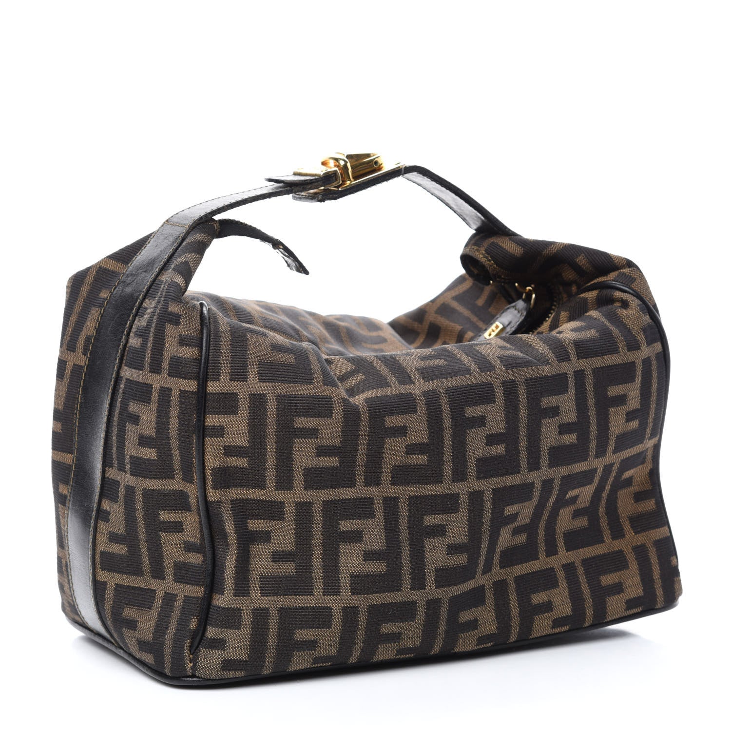 Fendi Zucca Large Cosmetic Bag Tobacco 3 of 9