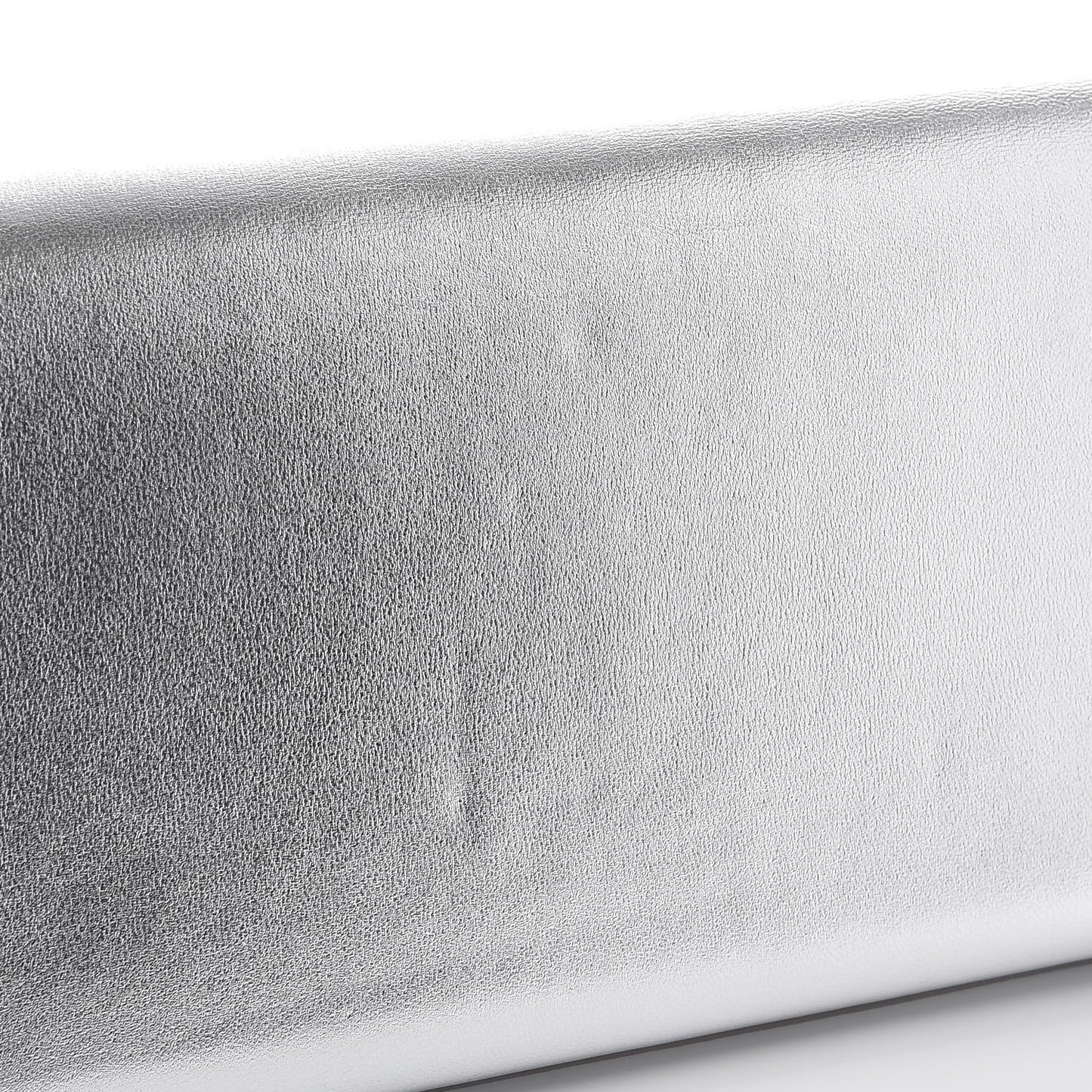 Metallic Calfskin Classic Monogram Cassandre Clutch Argento