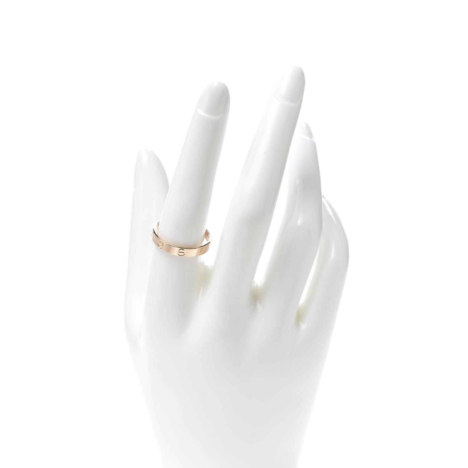 Cartier 18K Pink Gold 3.5mm LOVE Wedding Band Ring 59 8.75 2 of 4